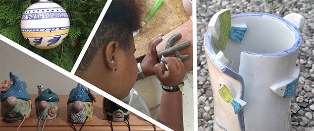 Le nostre ceramiche al Charity Corner